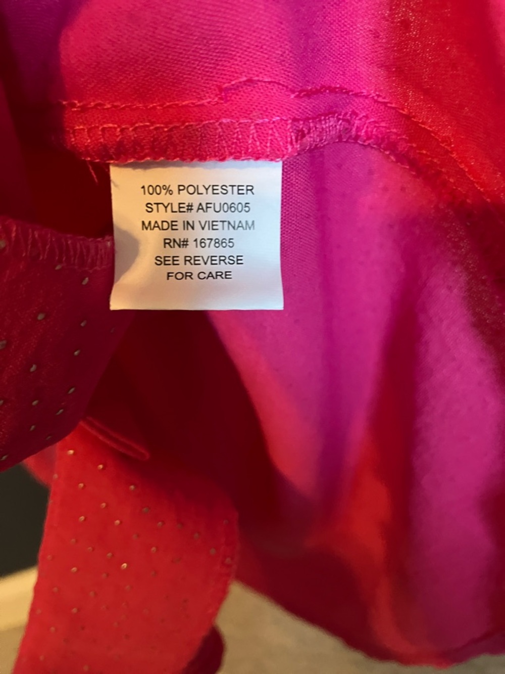 Notations Pink V Neck Top L Petite Silver Accents - Picture 4 of 5